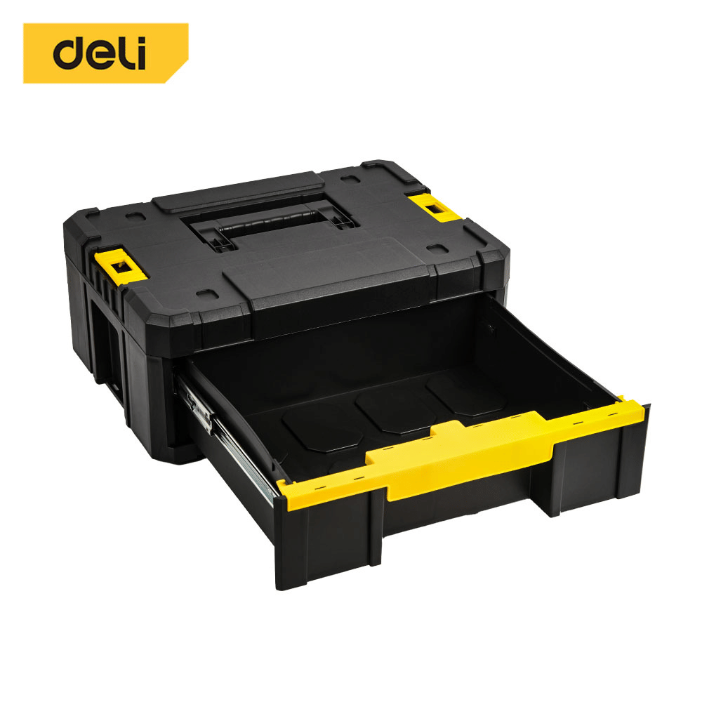กล่องใส่อุปกรณ์ DELI EDL435B-YL-01 44X31.7X18.5 ซม. สีดำ_0